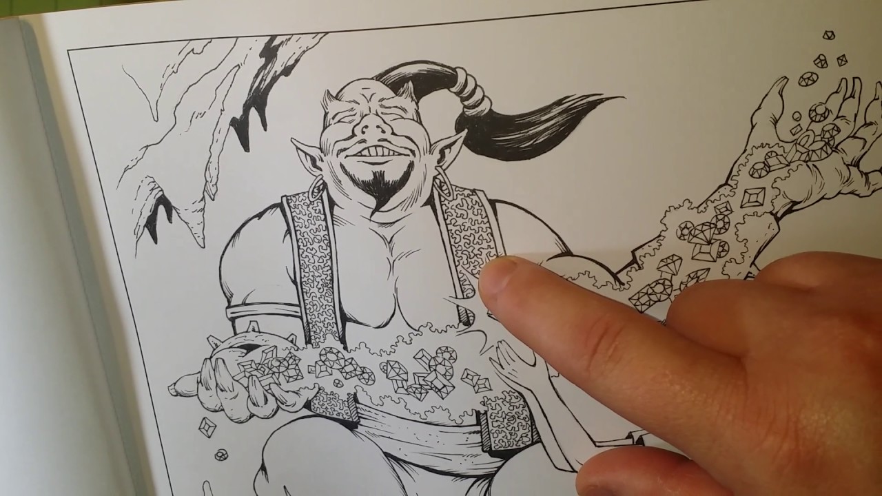 The Epic Journeys coloring book review and flip through