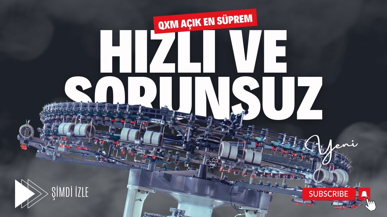 Hızlı ve sorunsuz çalışan Açıken Süprem Yuvarlak Örme Makinesi
