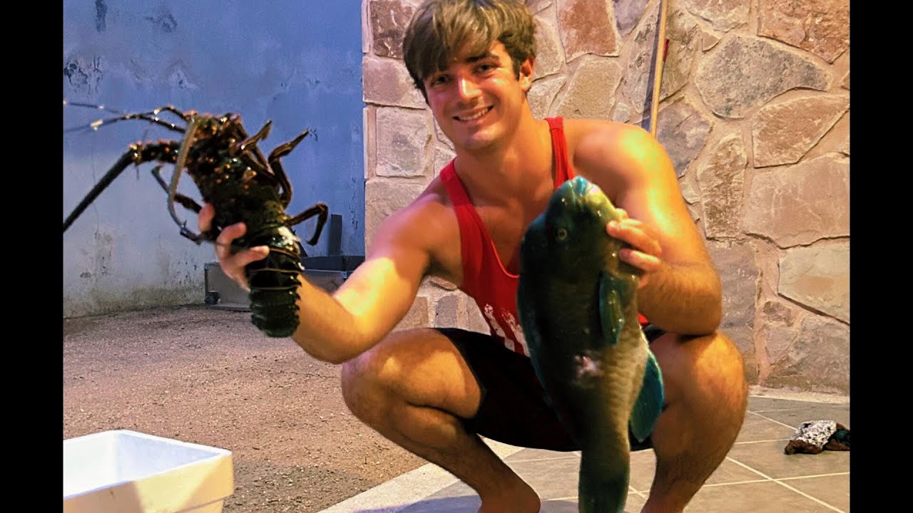 Catching Lobster and grouper!