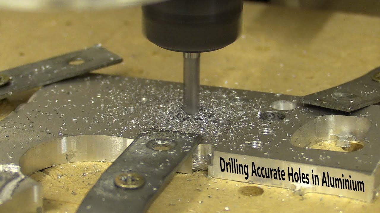 #23a Drilling Accurate Holes in Aluminium – CNC or Pillar Drill??? #23a / Test