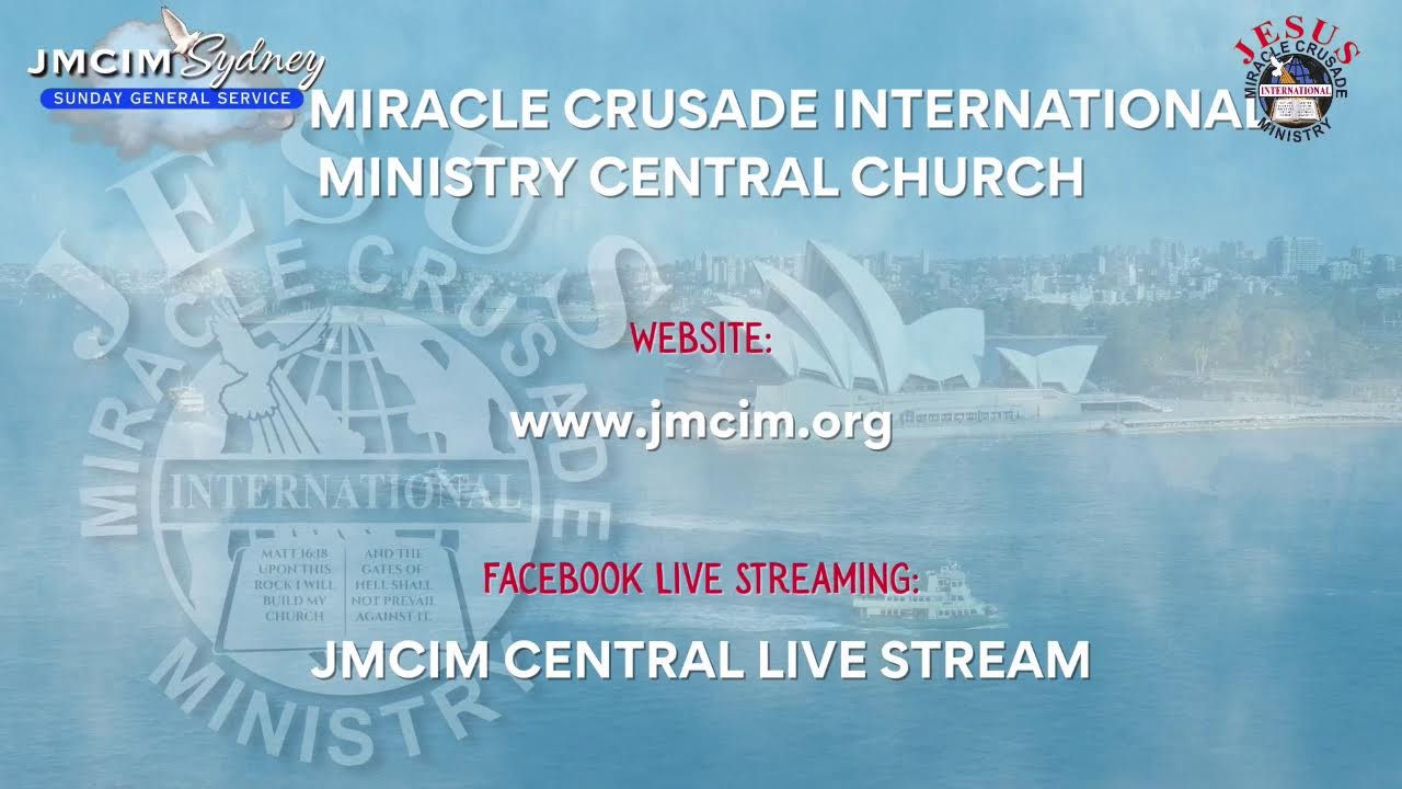 Watch!!! JMCIM SYDNEY OUTREACH Live Streaming of SUNDAY SERVICE January 4, 2026