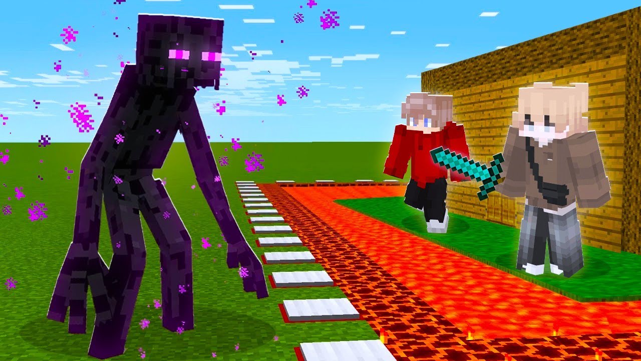 Mutant Enderman VS The Most Secure Minecraft House