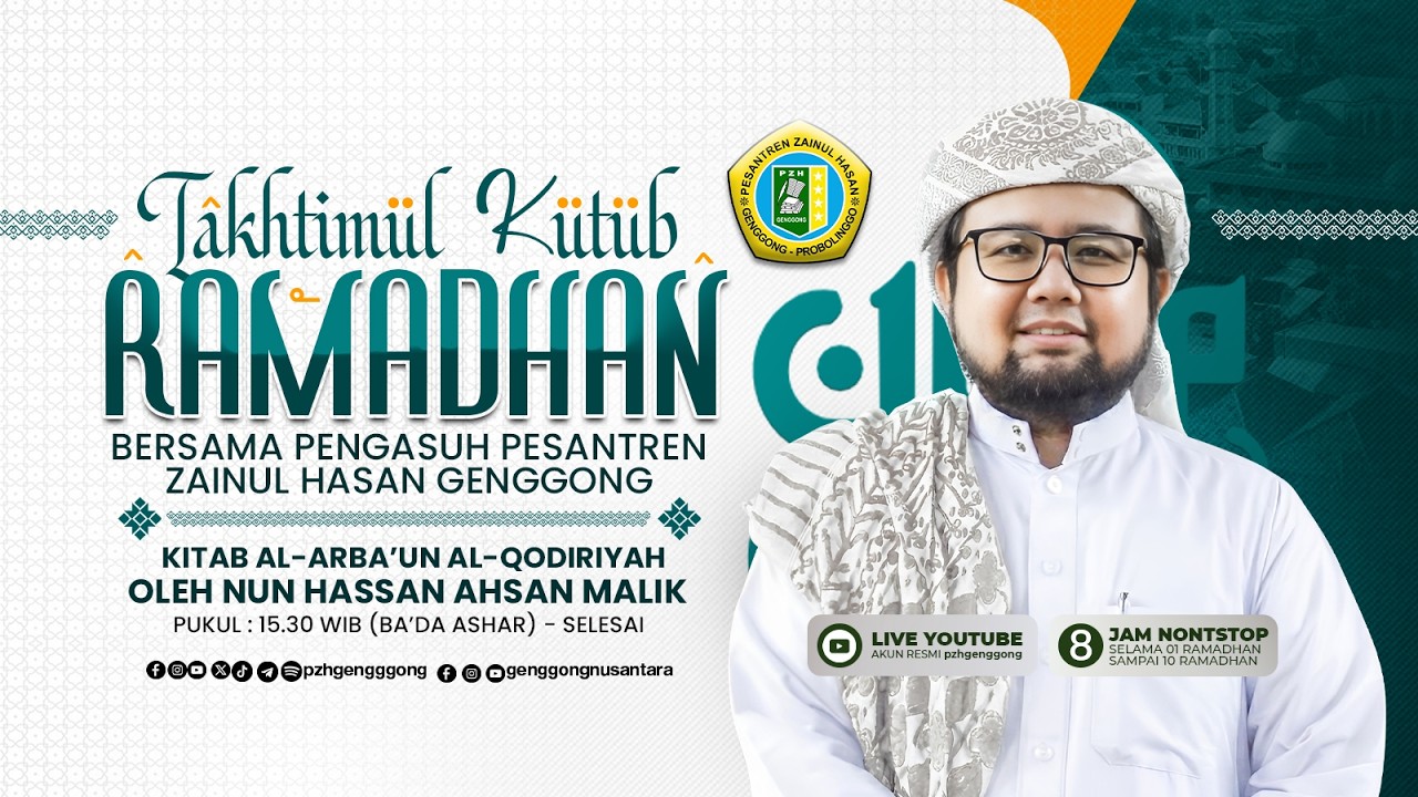 #4 🔴LIVE NGAJI RAMADHAN | KITAB ARBA'UN QODIRIYAH