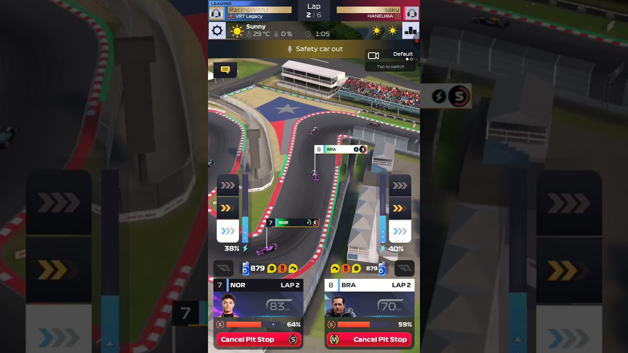 F1 Clash.. Race 2... Design & Drive event... Opening Round Austin (safety car)