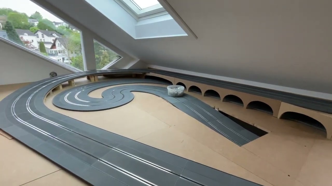 Teil 5 Update vom Bau des Slotspeed Ring   Policar slot car track für 1:32er Slotcars   Videoreihe