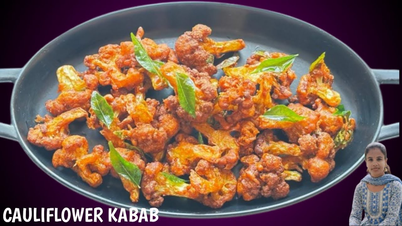 Cauliflower kabab recipe l crispy gobi kebab l ಹೂಕೋಸು ಕಬಾಬ್ /gobi 65 recipe/kabab recipe in kannada