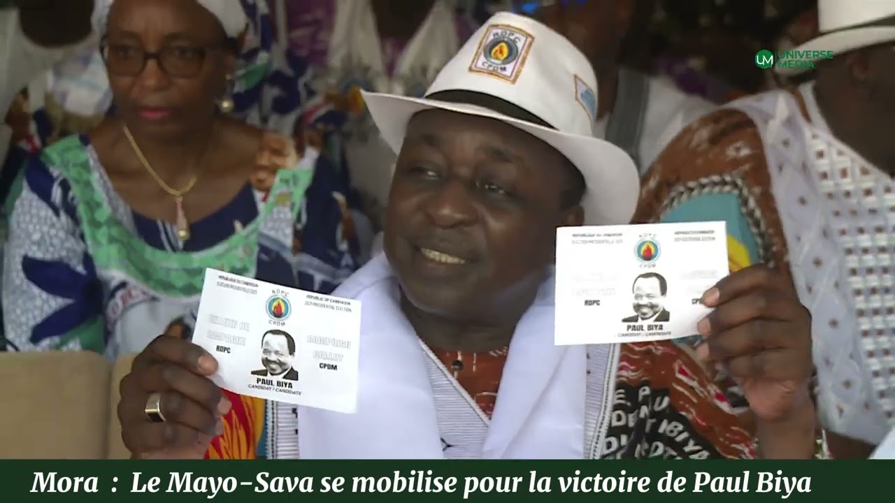 Lancement de la campagne départementale du RDPC à Mora  #présidentielle2025 