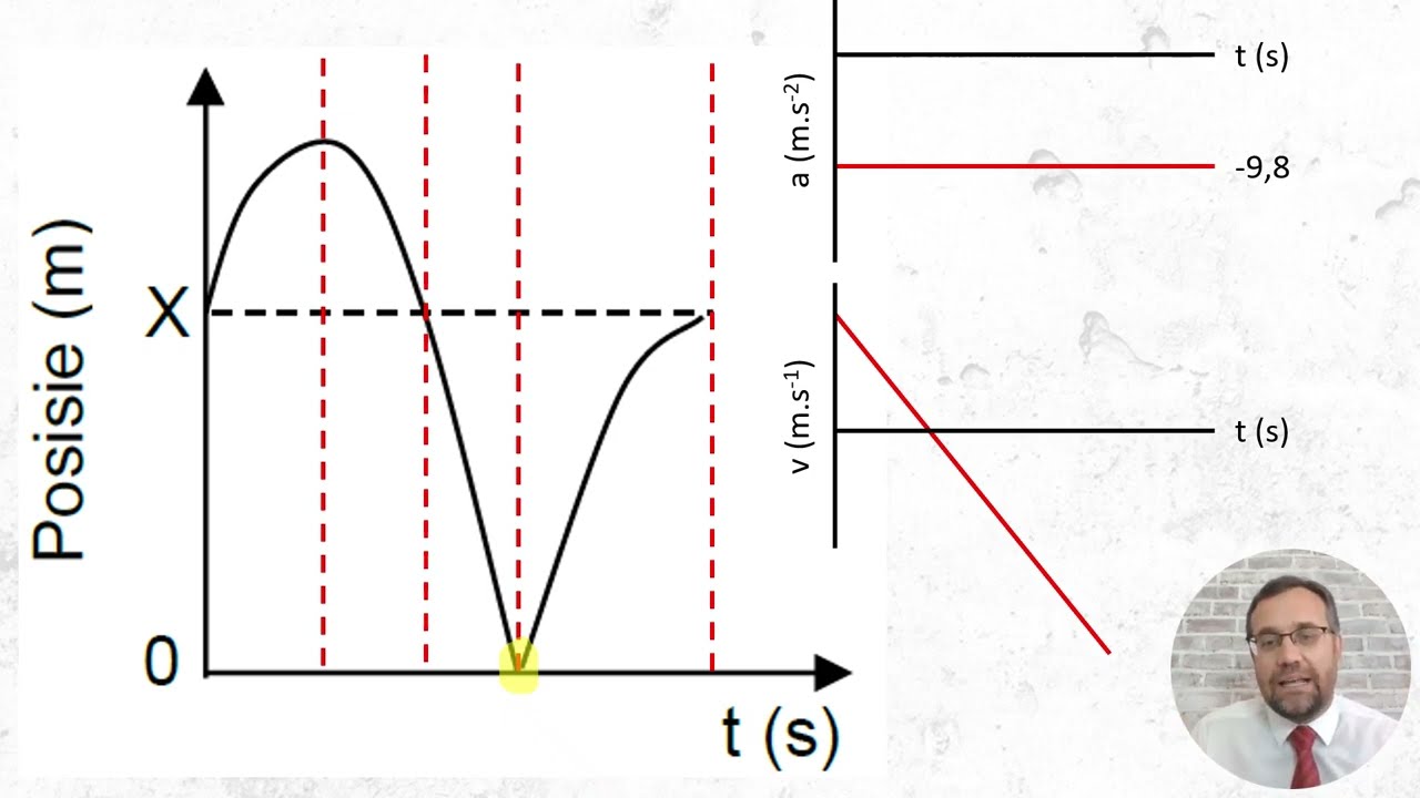 Projektiel 16 -  Identifiseer die korrekte posisie-tydgrafiek