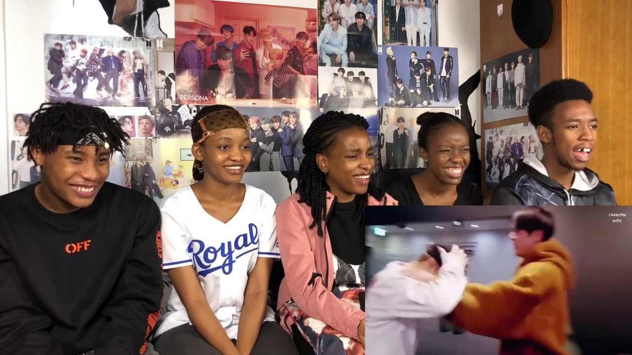 Lennerz react to jimin being goofy on vlive