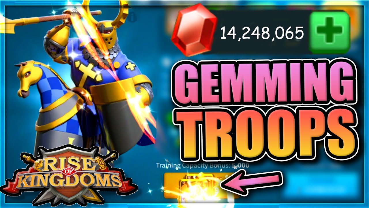 14.2M Gems Training Troops [Yoda 808 - Strongest Player in ROK] Rise of Kingdoms