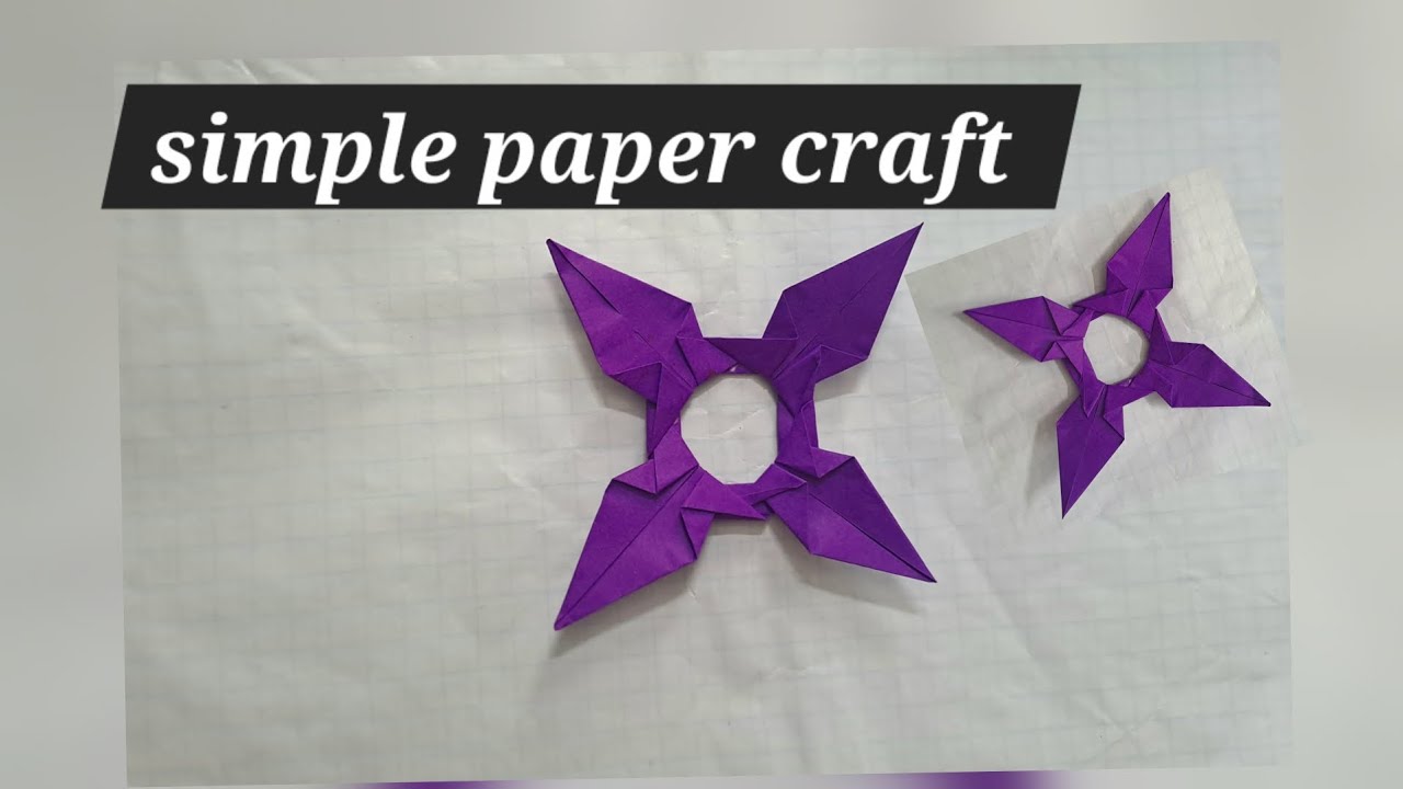 Easy Paper Craft.   #Craft #papercrafts 