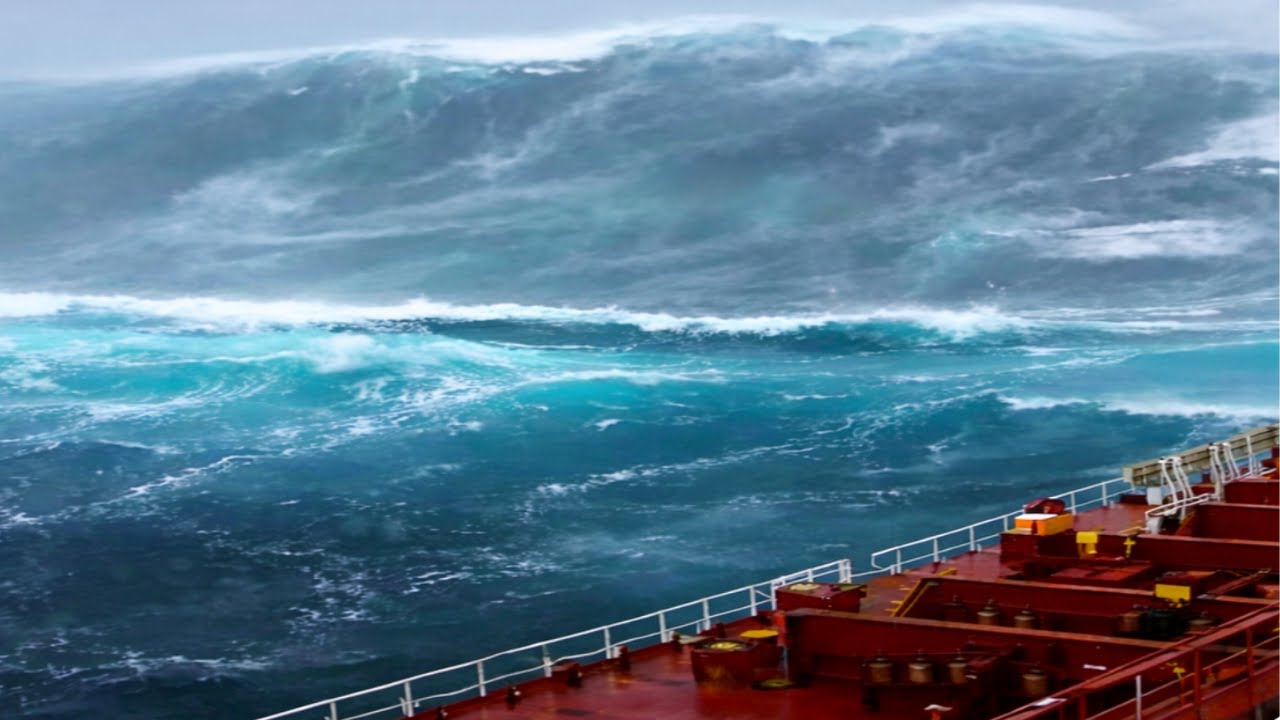 Olas Tan ENORMES Que Nadie Creyó Que Eran Reales