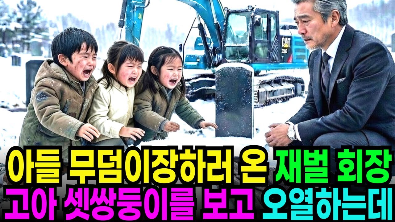 아들무덤 이장하러 묘지 찾은 백만장자회장 무덤앞 고아 셋쌍둥이를 보고 오열하는데... ㅣ노후사연ㅣ감동사연ㅣ사연라디오ㅣ시니어사연