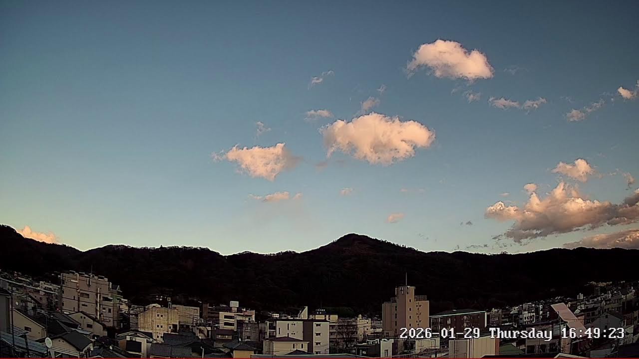 京都府京都市左京区大文字山ライブカメラ Kyoto Kyotoshi Live camera.world.cam