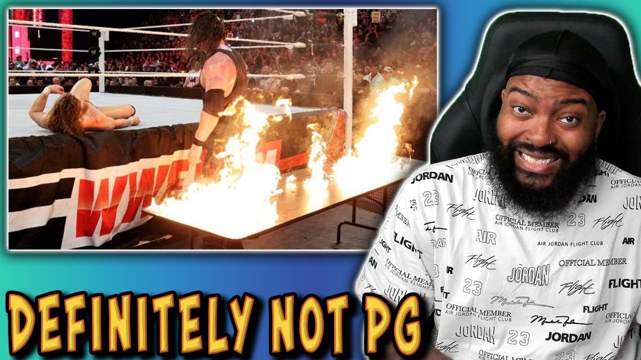 ROSS REACTS TO 10 REAL NON PG WEAPONS USED IN WWE PG ERA