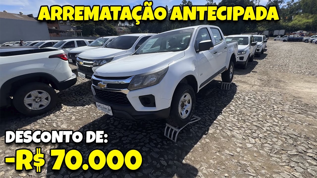 CAMINHONETES COM R$ 70.000 DE DESCONTO NO LEILÃO NA ARREMATAÇÃO ANTECIPADA