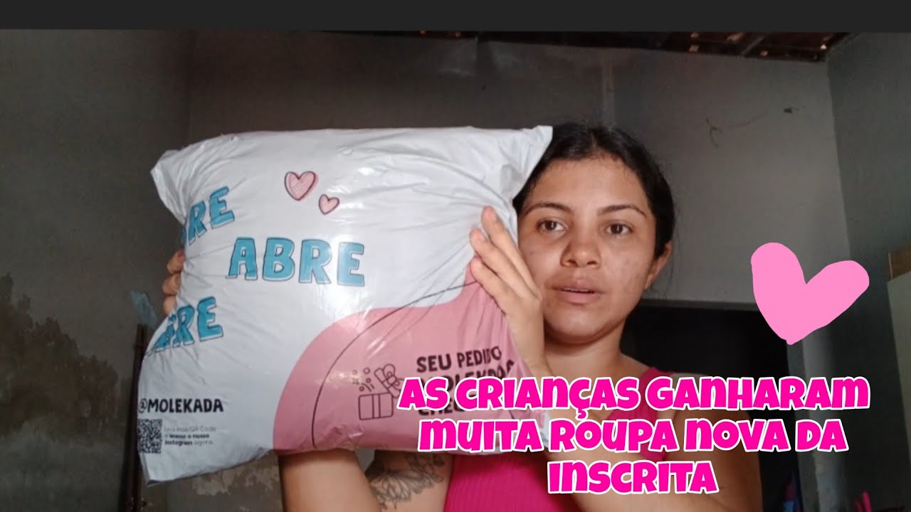 RECEBIDO DE ROUPA PRAS CRIANÇAS 💖✨️