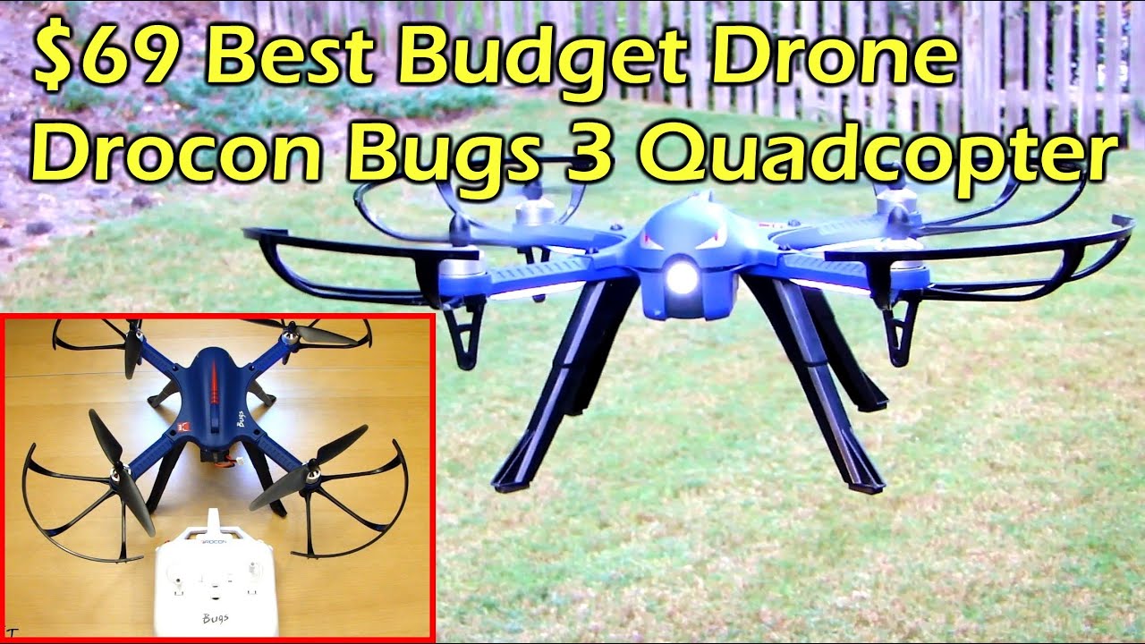$69 Best Budget Drone w/ Brushless Motors - Drocon Bugs 3