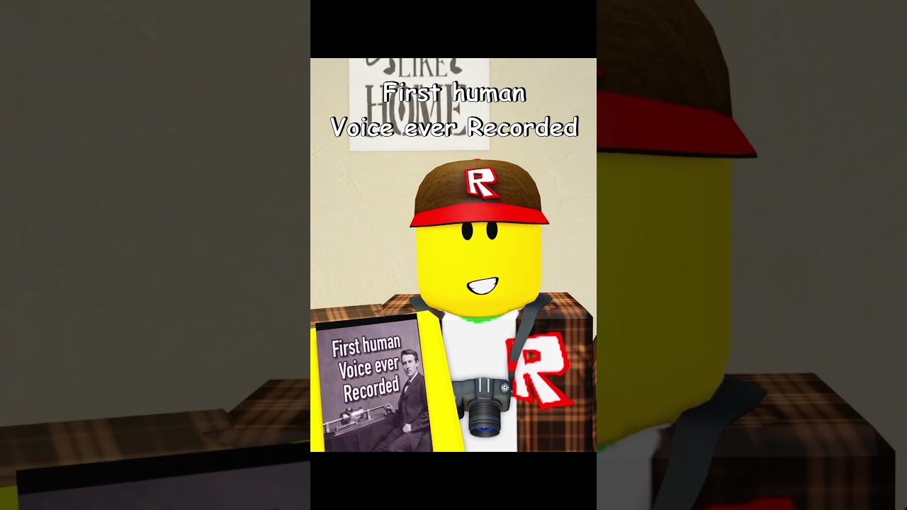 First Human Voice ever Recorded 👀 #roblox #robloxanimation #kamguyza