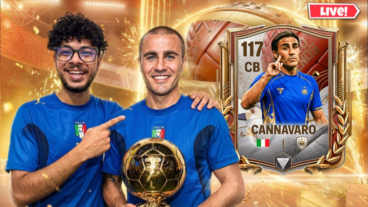 🔴 FC Mobile LIVE || CANNAVARO CHICHA In TEAM ☠️ || CAPPED LEGENDS 🔥