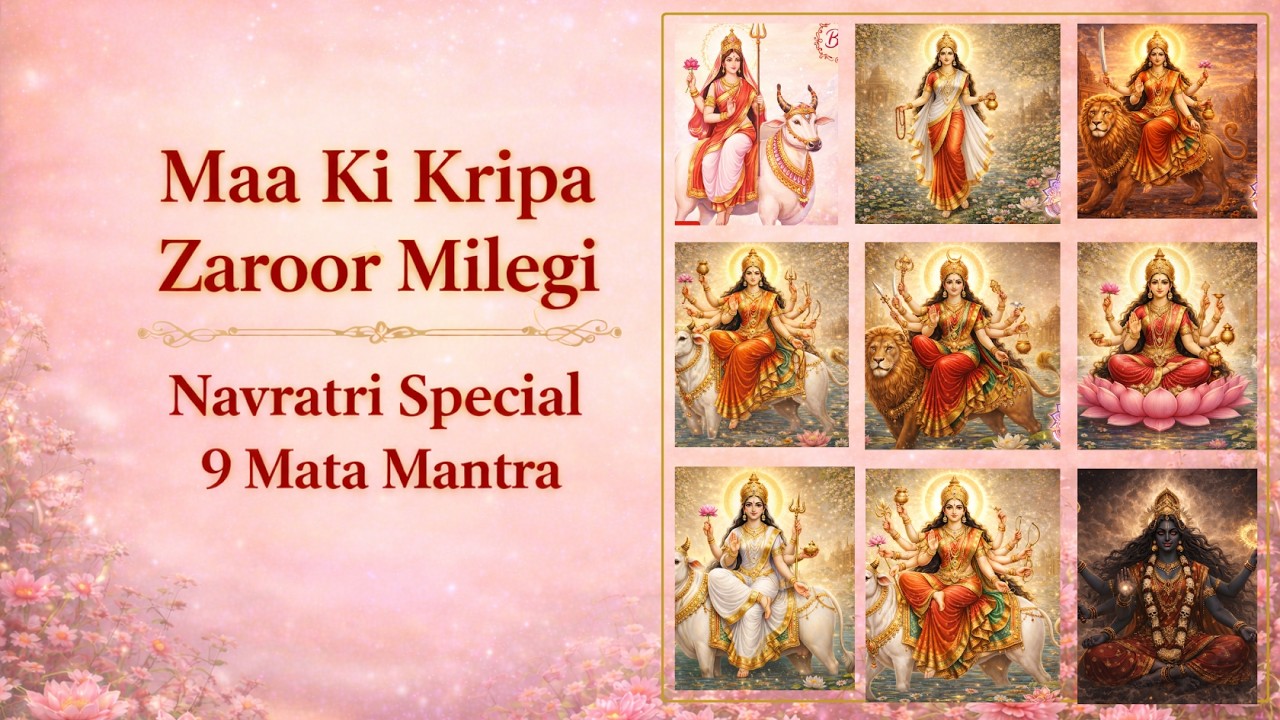Suniye Navratri Mein Ye 9 Mata Mantra Maa Durga Zaroor Kripa Barsayengi | Jai Mata Di 2026