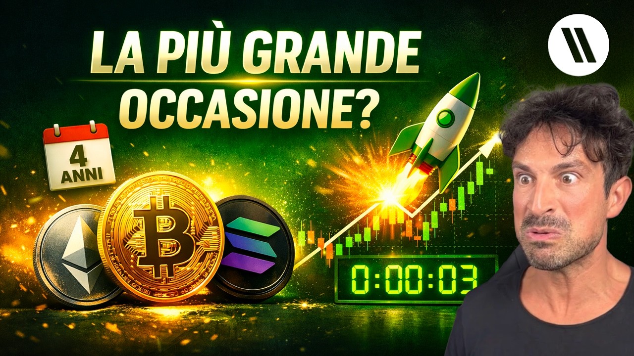 BITCOIN, CRYPTO: LA PI&Ugrave; GRANDE OCCASIONE DEGLI ULTIMI 4 ANNI &Egrave; IMMINENTE? (PREPARATI...)