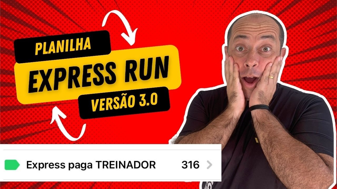 EXPRESS RUN 3.0: A PLANILHA QUE ECONOMIZA HORAS DOS TREINADORES DE CORRIDA!