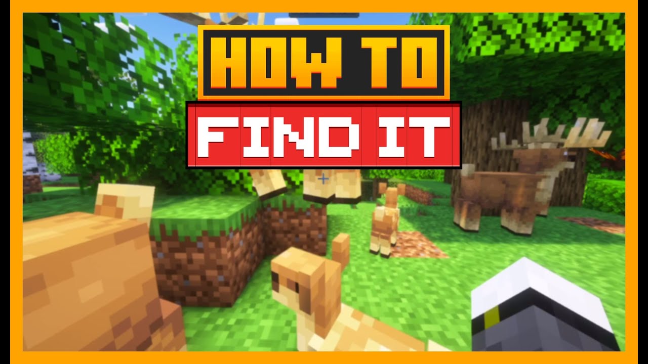 HOW TO FIND AND RAISE DEER IN NATURALIST MINECRAFT