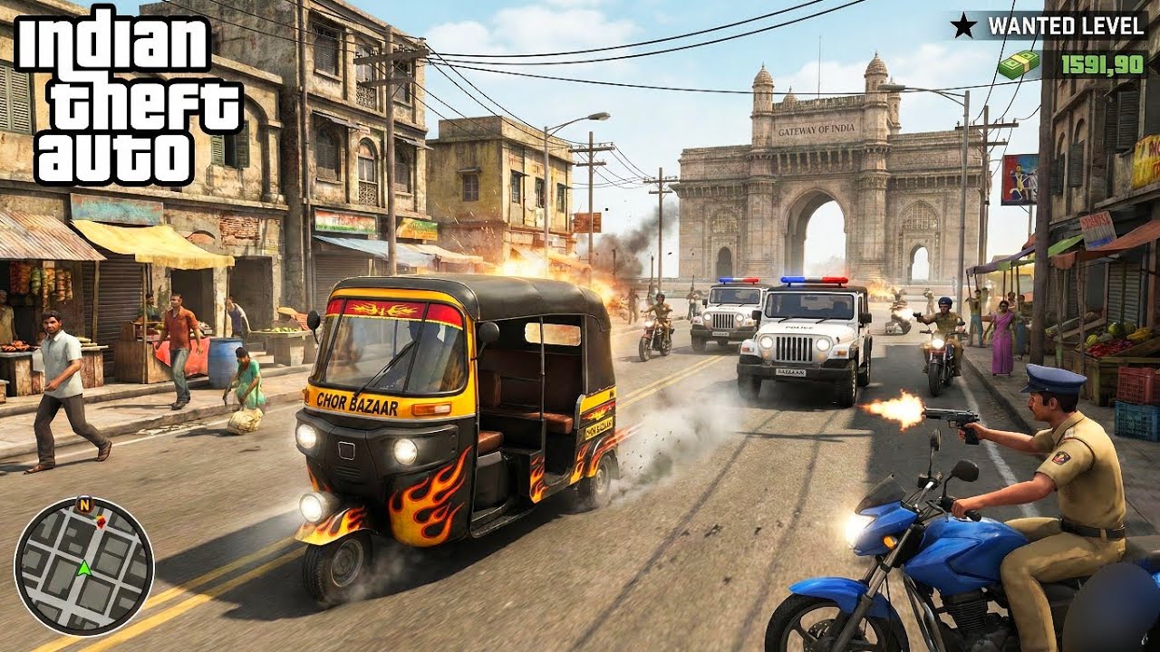 Indian theaf auto 3d Game Live Game Play Live Stream New Updated Characters