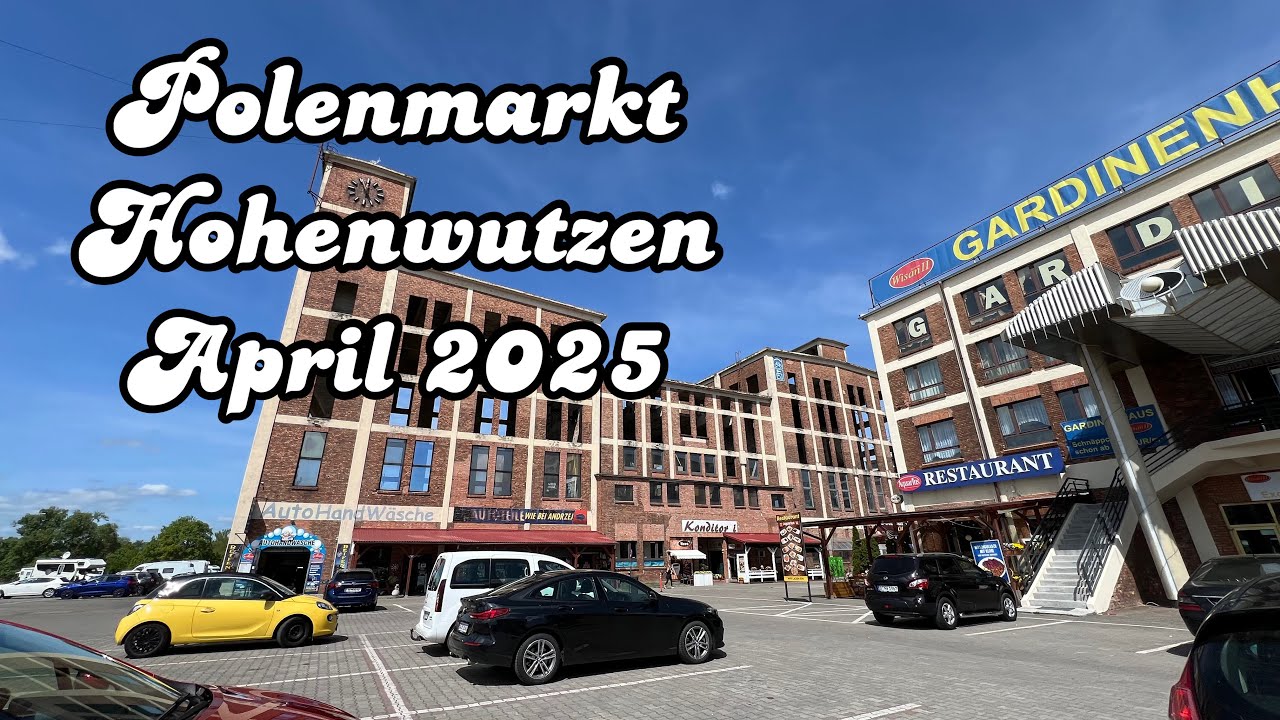 Polenmarkt Hohenwutzen Poland 🇵🇱 / pasar Polandia / poland market April 2025