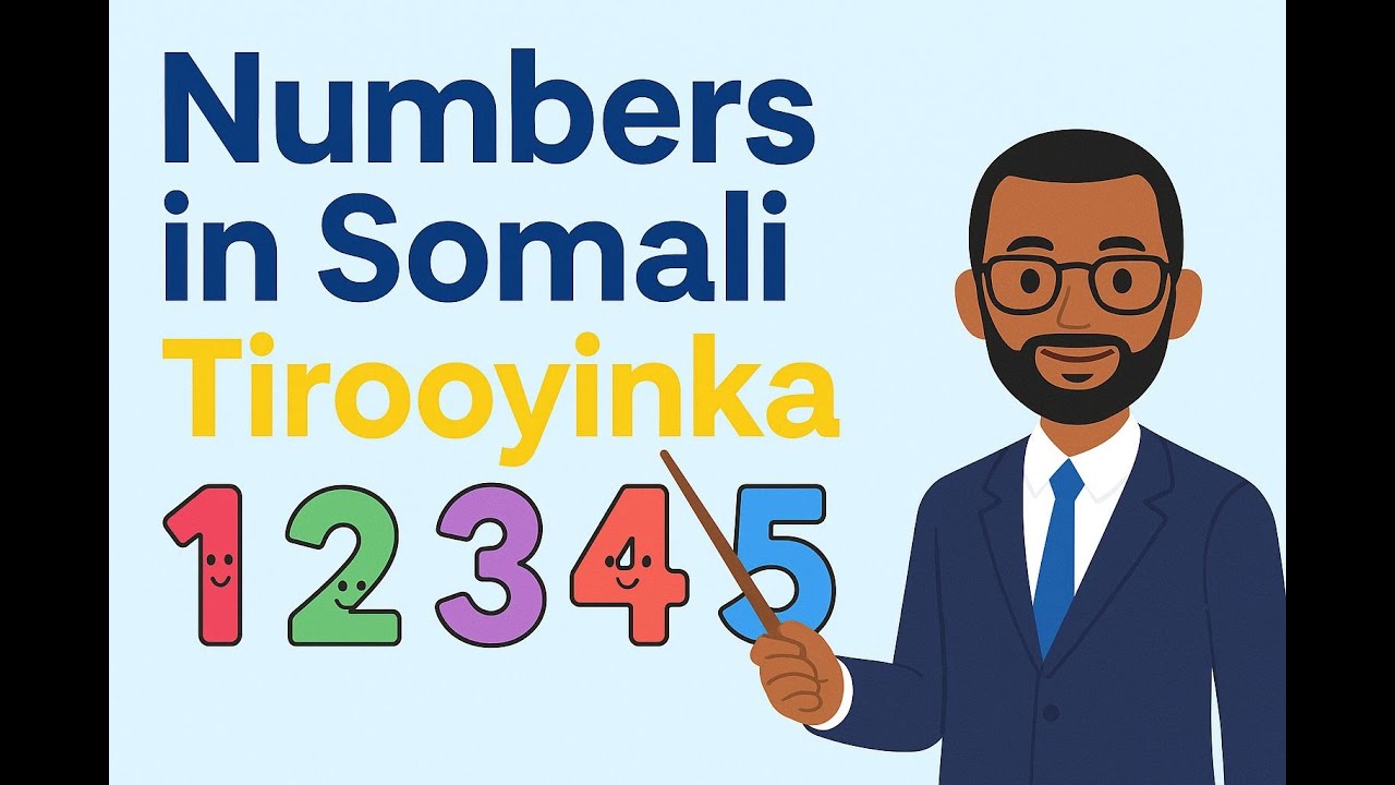 Somali Numbers 1-100 (counting Somali numbers with pronounciation)