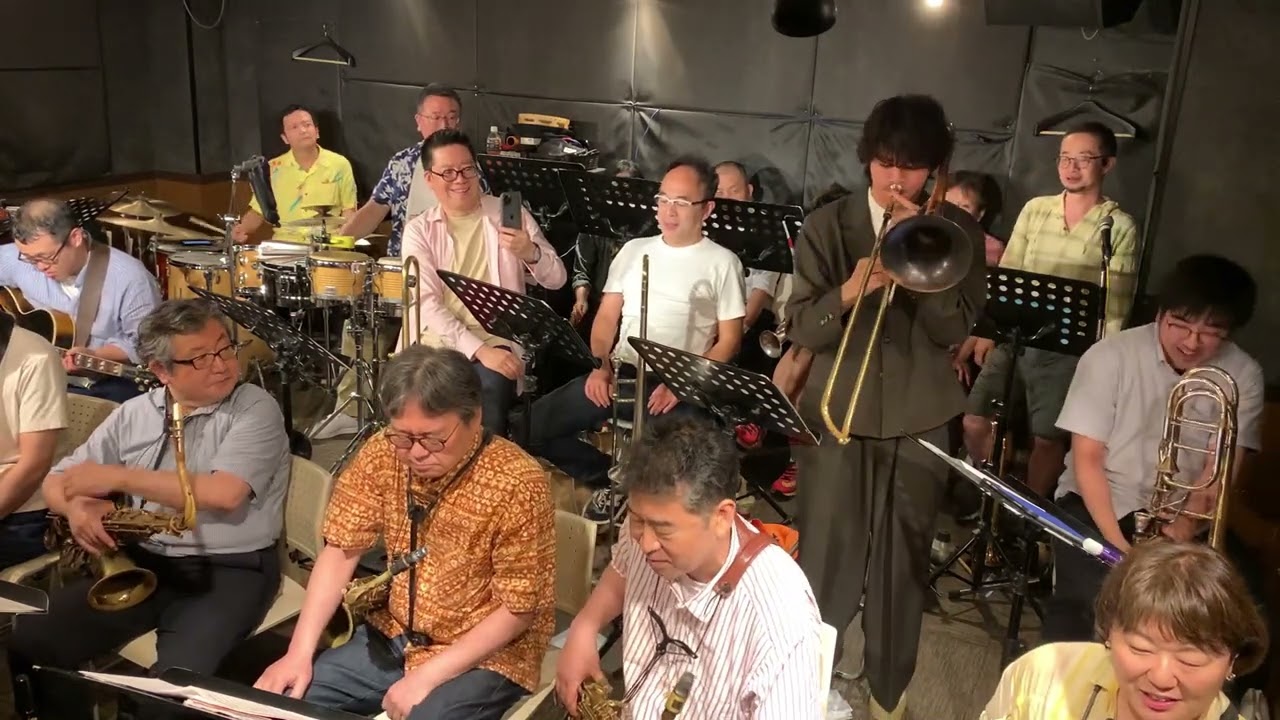 Happy Flight Jazz Orchestra Live at HMVP Okachimachi Studio ,Tokyo ,Japan/6-18-2025  1st
