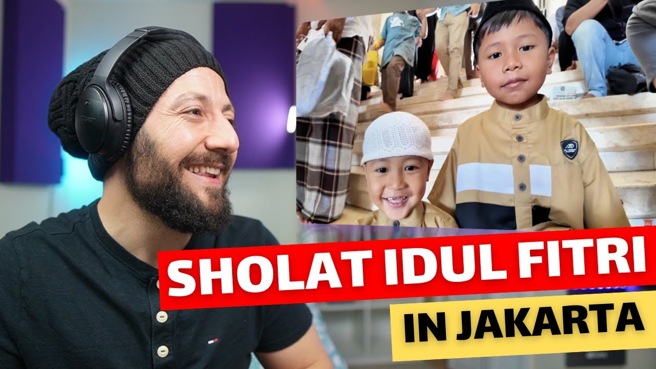 🇨🇦 CANADA REACTS TO SHOLAT Idul Fitri IN Jakarta Indoensia!🇮🇩 - Masjid Istiqlal reaction