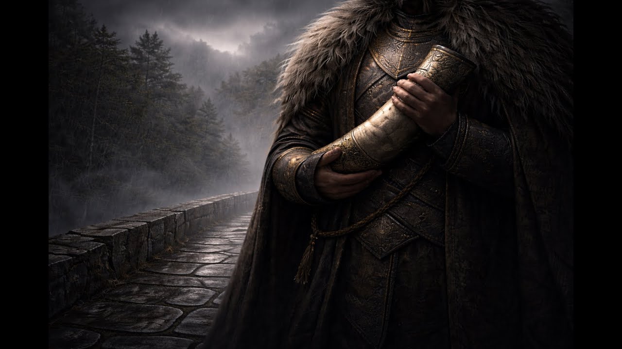 Heimdall und das Gjallarhorn