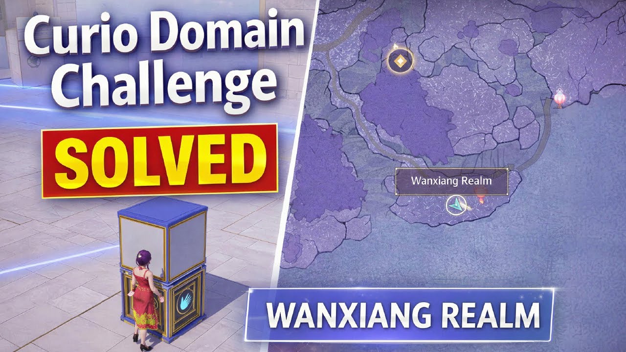 Curio Domain Challenge SOLVED 🧊| Infinity Nikki Wanxiang Realm Guide
