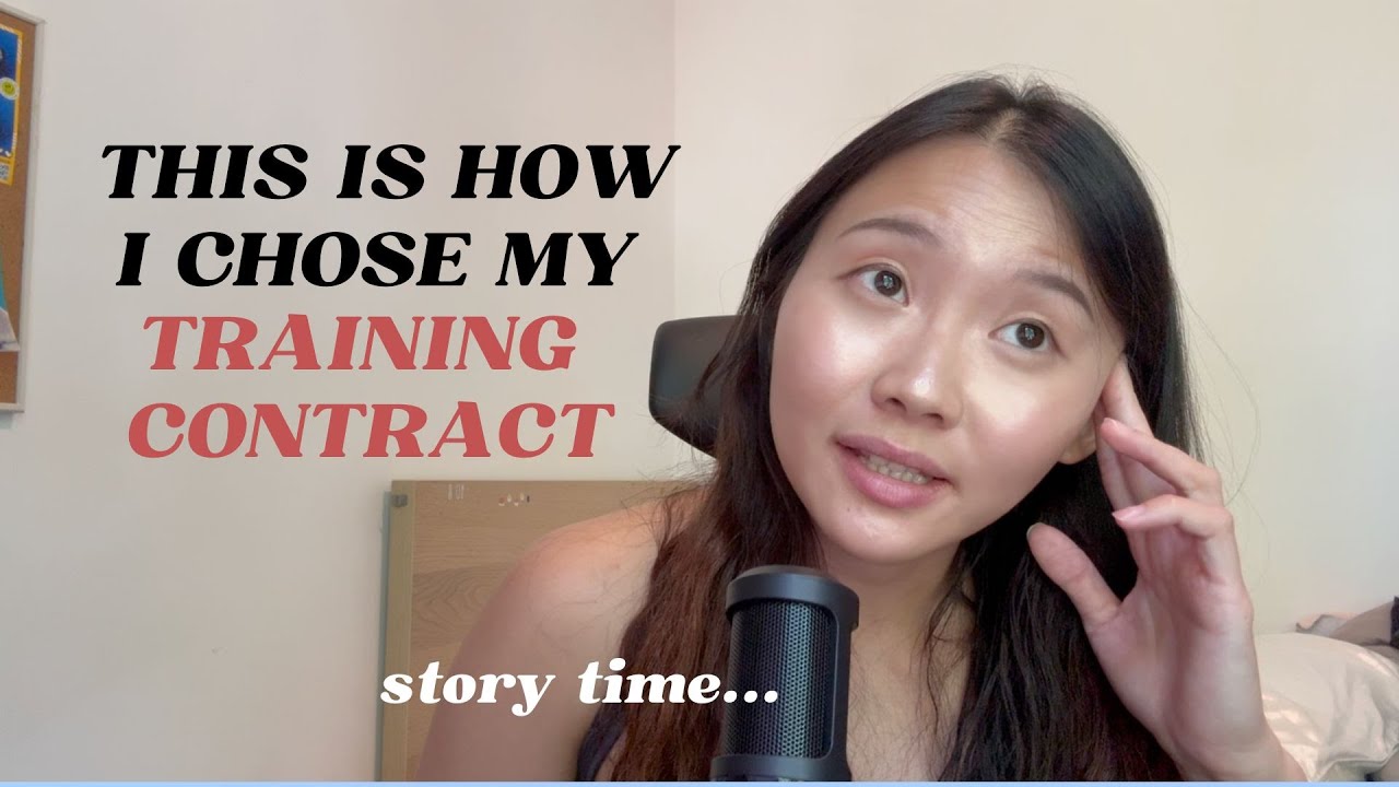 how i chose MY training contract... DO I REGRET?? 💭💼