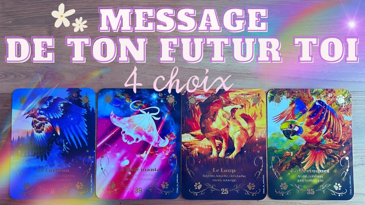 ♡ ✉ MESSAGE DE TON TOI DU FUTUR ♡  4 CHOIX  ☾♡☽ INTEMPOREL