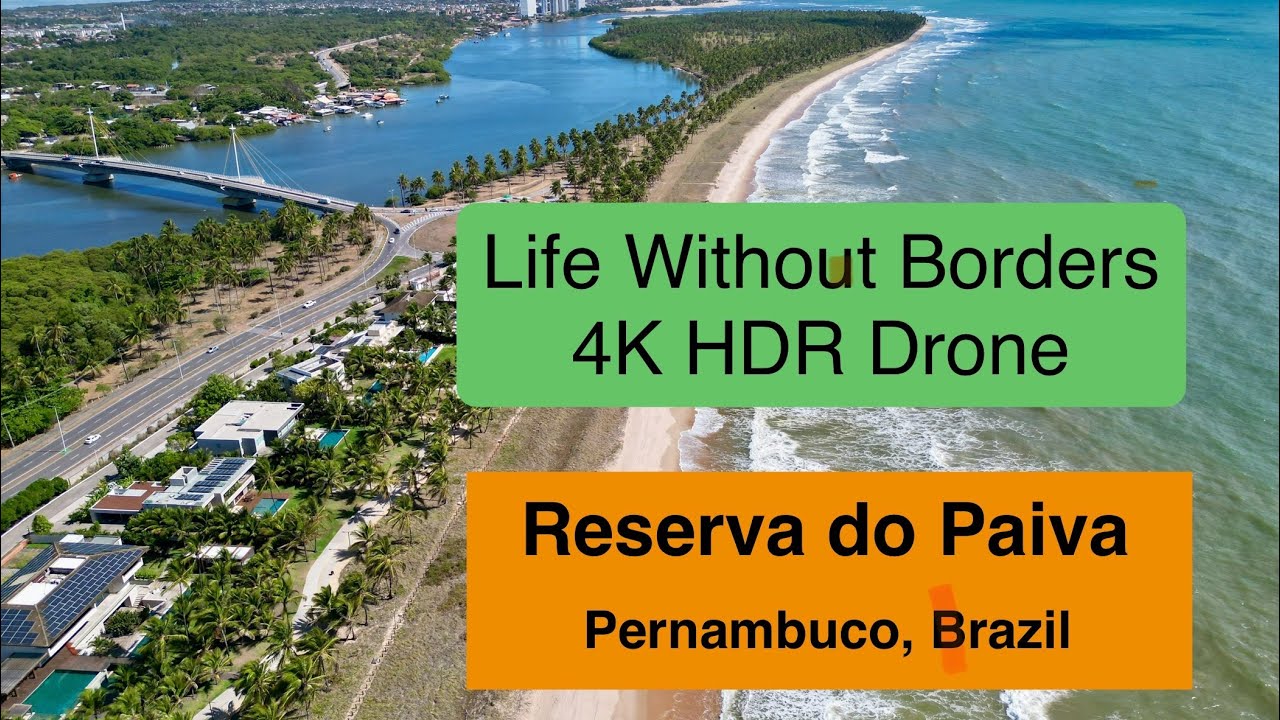 Recife | Reserva do Paiva | Cabo de Santo Agostinho | Pernambuco | Brazil | 4K | HDR | Drone