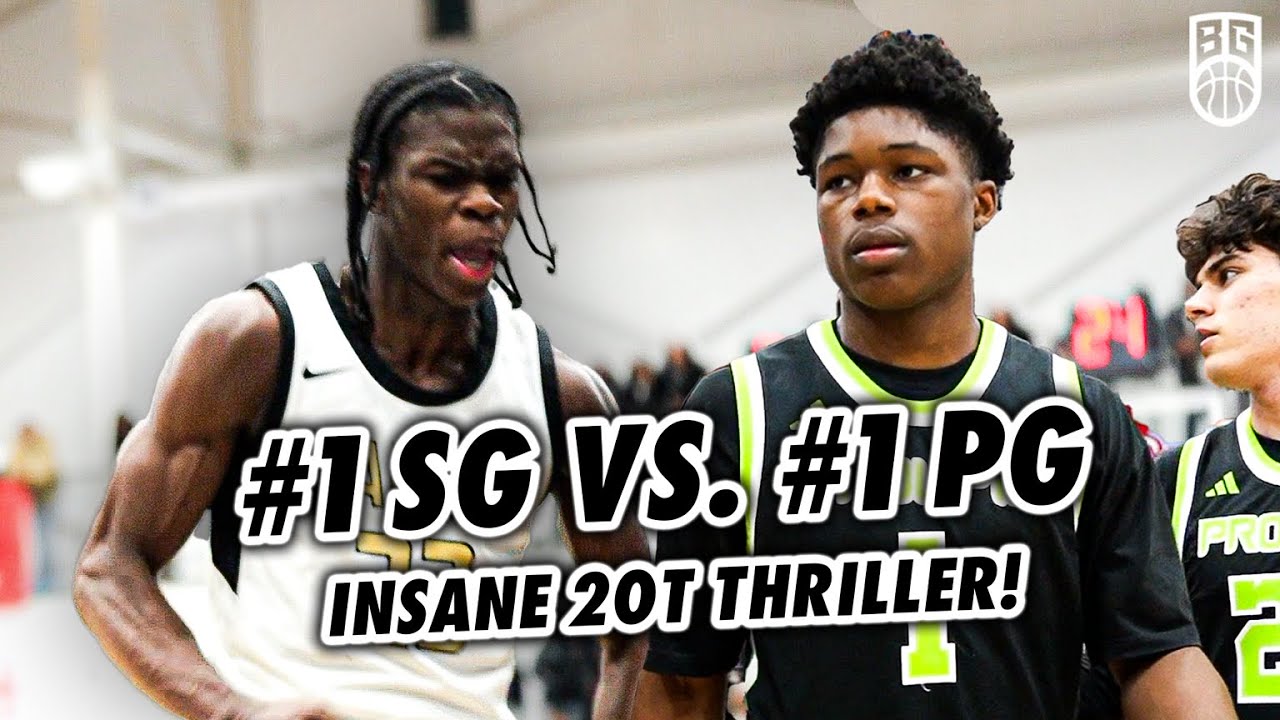 #1 PG VS. #1 SG GOES TO DOUBLE OVERTIME! JORDAN SMITH JR. VS. NASIR ANDERSON GETS HEATED!