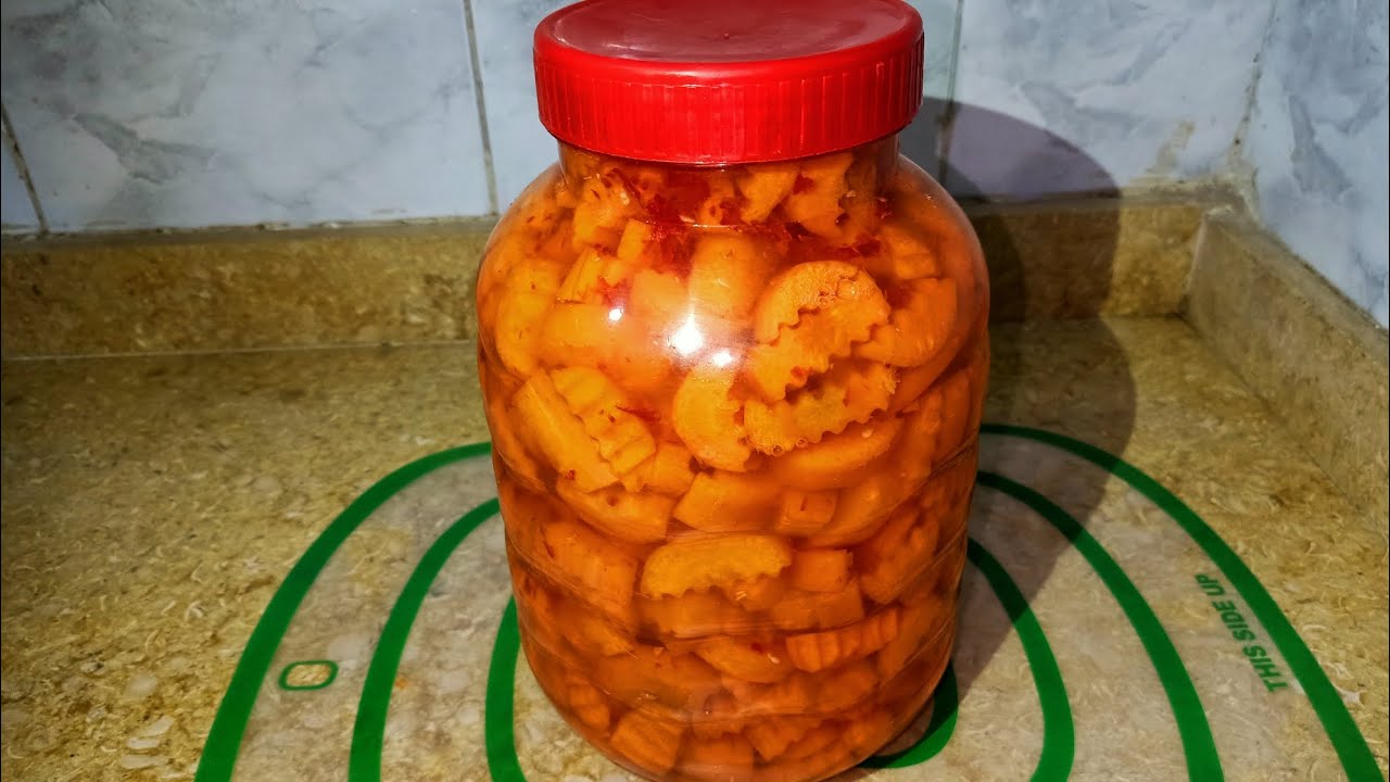 مخلل الجزر ل رمضان المبارك بطريقه سهله وطعمه تحفه 🥕😋🔥❤️👌🌶️#مخلل_الجزر #رمضان 