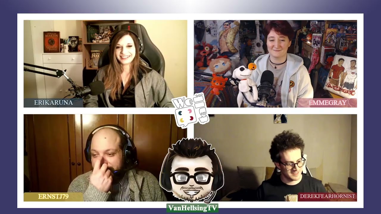 WeTalk 🎙 [Ep. 4 St. 2] ft Ernstj79, ErikaRuna, DerekFearHornist e VanHellsingTV