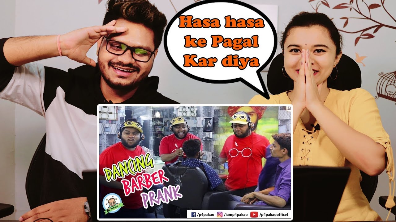 Indian Reaction On ¦ Dancing Barber Prank ¦ By Nadir Ali In ¦ P4 Pakao ¦ Krishna Views