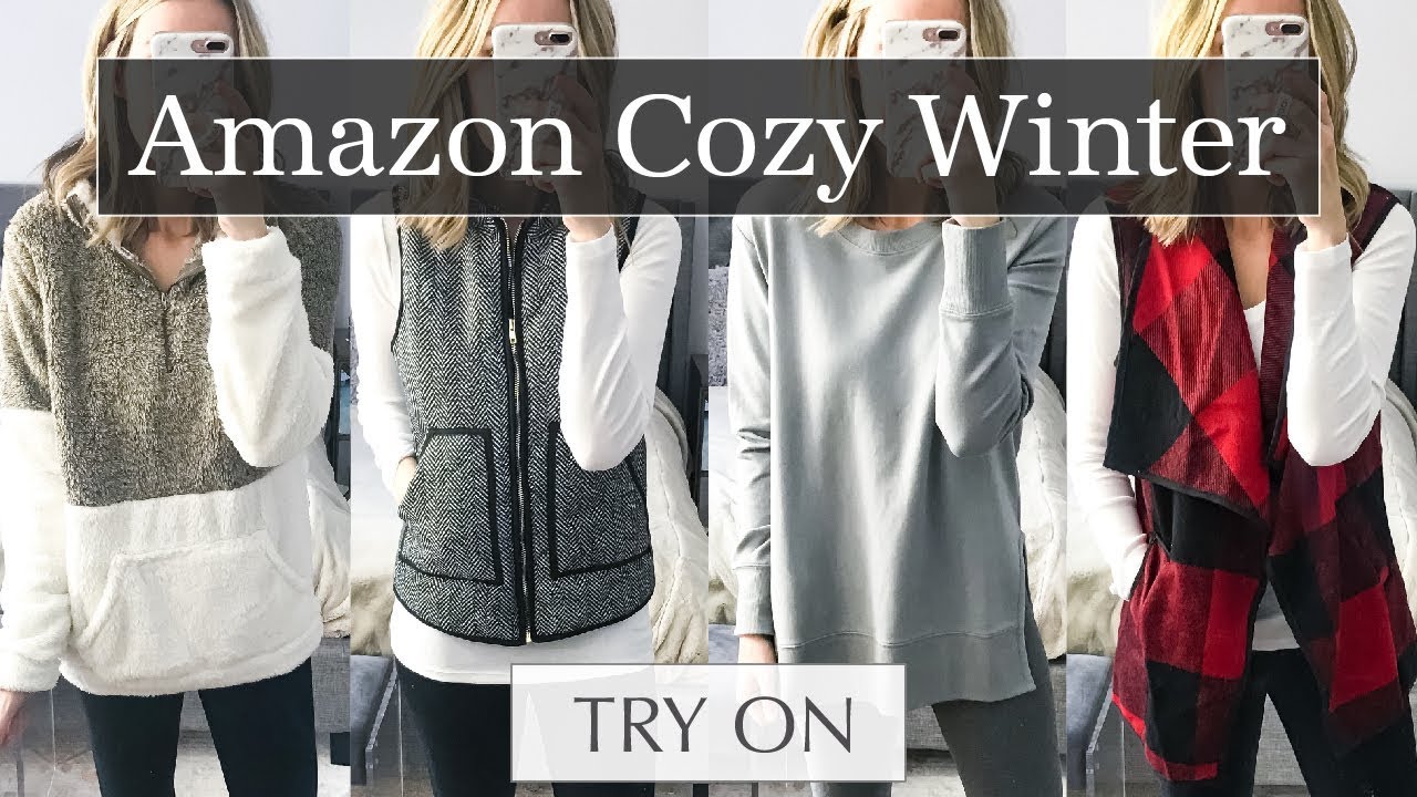 Huge Amazon Fashion Cozy Winter Try On Haul