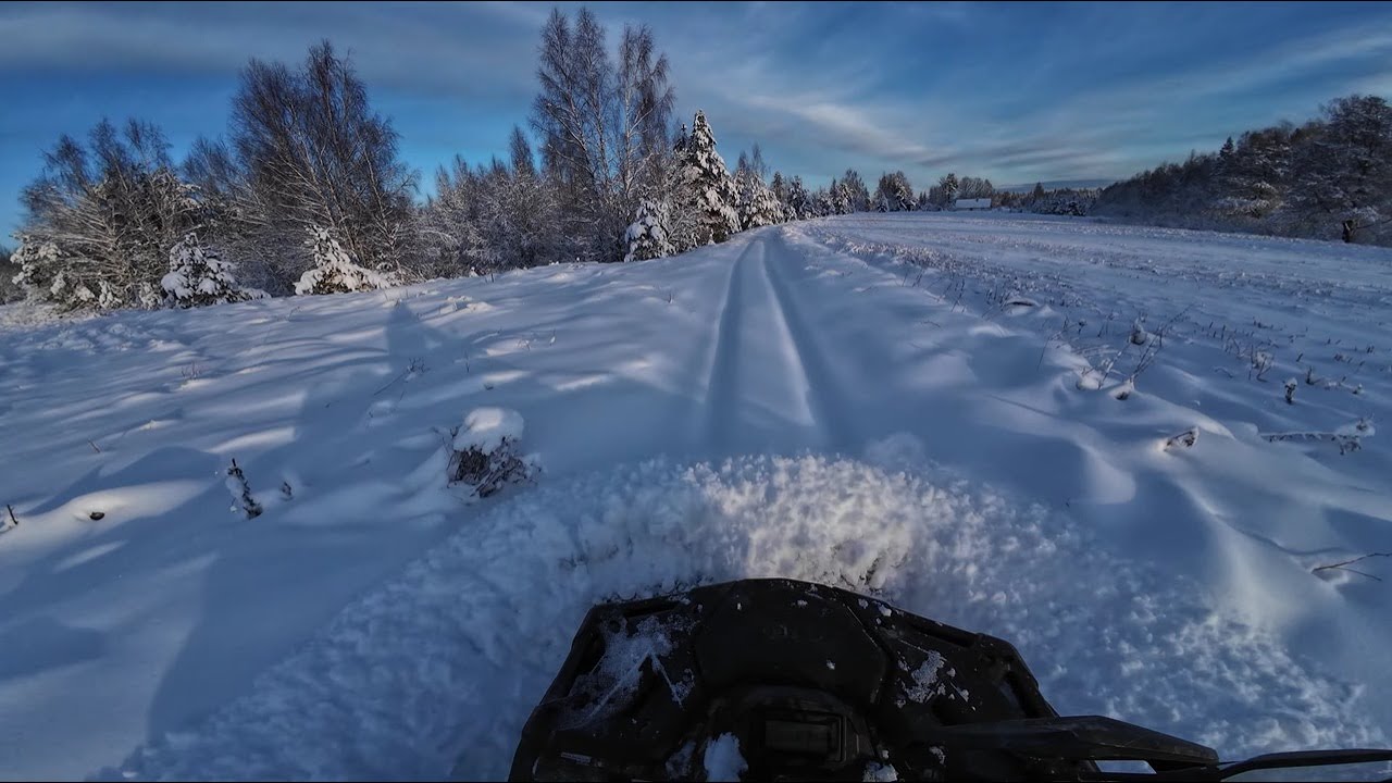 Plowing thick snow\winching out a car\Cforce 625\ 26