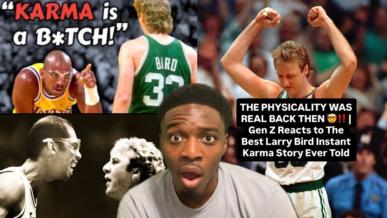 THE PHYSICALITY WAS REAL BACK THEN!! | Gen Z Reacts to The Best Larry Bird Instant Karma Story Ever