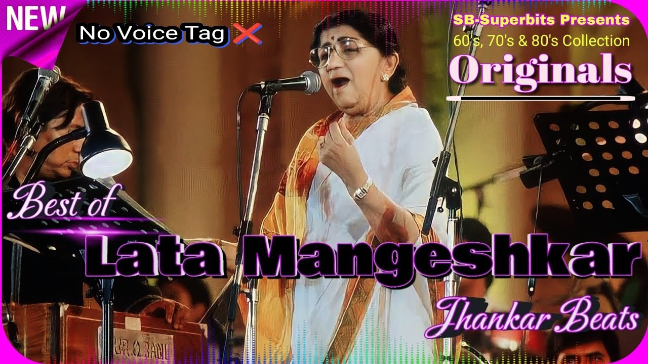 Evergreen Melodies of Lata Mangeshkar - Jhankar Beats | Old Hindi DJ Remix | सदाबहार हिन्दी गीत