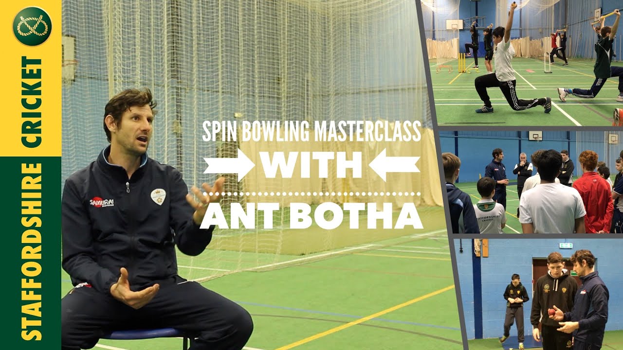Staffordshire Cricket's Spin Bowling Master Class With Ant Botha
