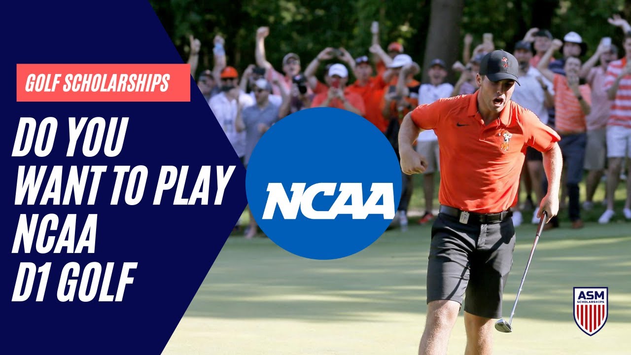 How to secure a golf scholarship to a NCAA D1 school and national championships.