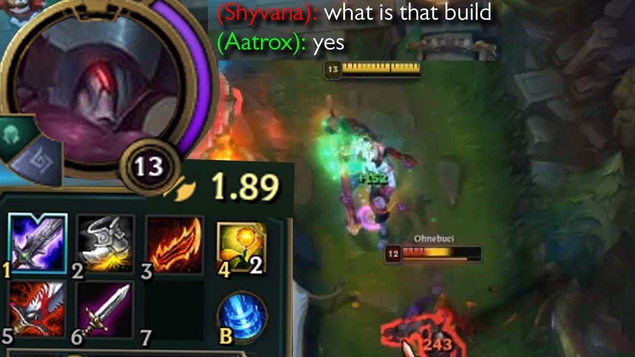 Aatrox but he attacks u rly fast like old aatrox used to