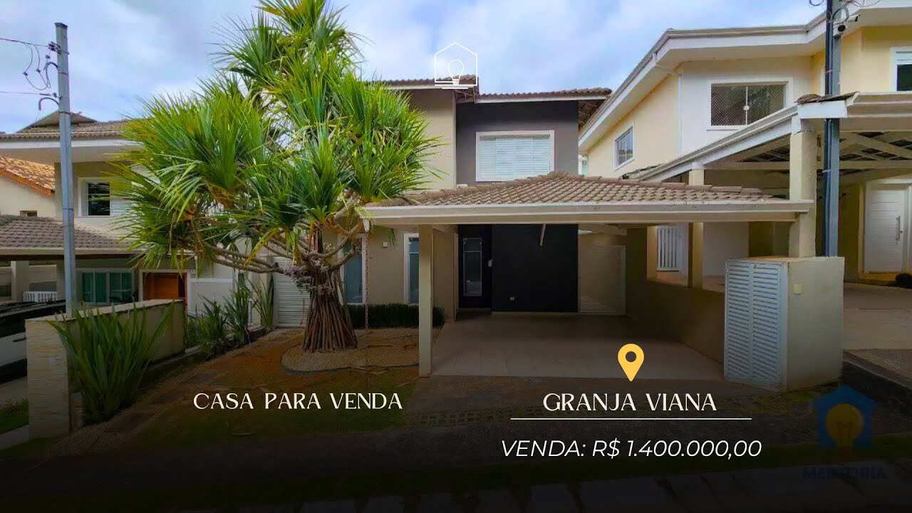 CASA A VENDA! Cond. Palm Hills - Granja Viana 